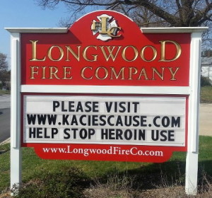 The Longwood Fire Company will be the site of a community meeting on May 4 at 10 a.m. to raise awareness about the dangers of heroin. 
