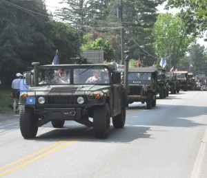 Historic military vehicles — as seen from the 2012 parade — will again be a big part of the 2013 Kennett Square Memorial Day parade.