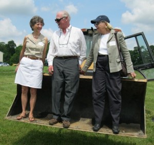 In May 2012, Molly Morrison, president of Natural Lands Trust, joined Gerry and Marguerite Lenfest at the groundbreaking for the Lenfest Center. Its completion will be celebrated on Saturday and Sunday, June 15 and 16.