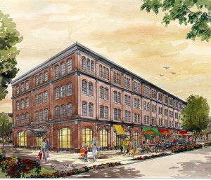 Victory Brewing Company's Kennett Square brewpub will be located in Magnolia Place, a mixed-use development under construction at Mill Road and West Cypress Street. An architect's rendering shows what the brewpub should look like when it opens in 2014.