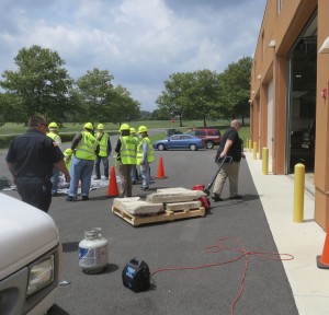 During the last CERT course, the Chester County Public Training Center was a hub of activity as emergency services workers went about their routines as instructors helped trainees respond to a simulated rescue of a person trapped by a collapsed building. 