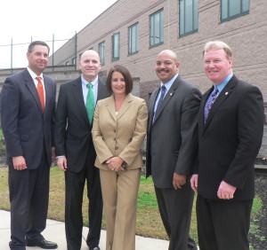 Cumberland County District Attorney David J. Freed (from left), Chester County District Attorney Tom Hogan, Montgomery County District Attorney Risa Vetri Ferman, Philadelphia District Attorney Seth Williams, and Delaware County District Attorney Jack J. Whelan all spoke about the need for increased early-childhood education.