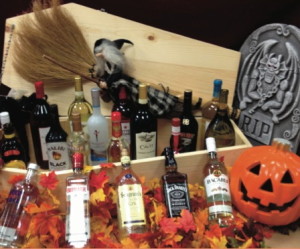 The contents of a casket of spirits will be one of the Fright Feast’s raffle prizes.