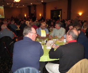 More than 300 patrons filled the Westside Entertainment Center for the Fifth Annual Wild Game Dinner.