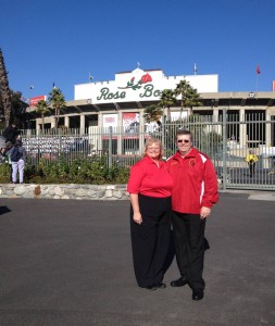 Honor Band Director - Scott Litzenberg & his wife, Mary - Color Guard Instructor