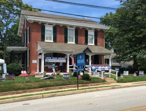 The new Kennett Area Democrats' campaign office on East Linden Street in Kennett Square.