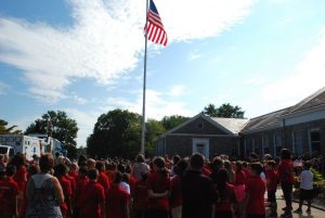 Students throughout the Coatesville Area School District honored Patriot's Day ahead of the 15th anniversary of September 11, 2001.