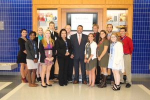 TCHS Brandywine students welcomed Pennsylvania Secretary of Education Pedro Rivera to their school, a stop on the Schools That Teach tour.