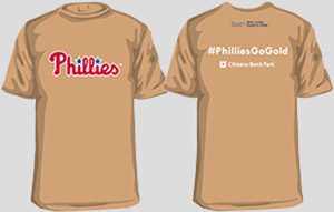 The first 500 people to purchase tickets through the Pediatric Cancer Awareness Night page will receive a voucher for a #PhilliesGoGold t-shirt. Plus, $10 from each ticket purchased through this event will benefit pediatric cancer research through the Nemours Foundation.