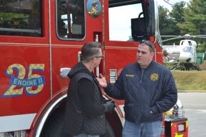 A.J. McCarty (right) will become the full time Chief of the Longwood Fire Company by the end of the year.